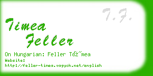 timea feller business card